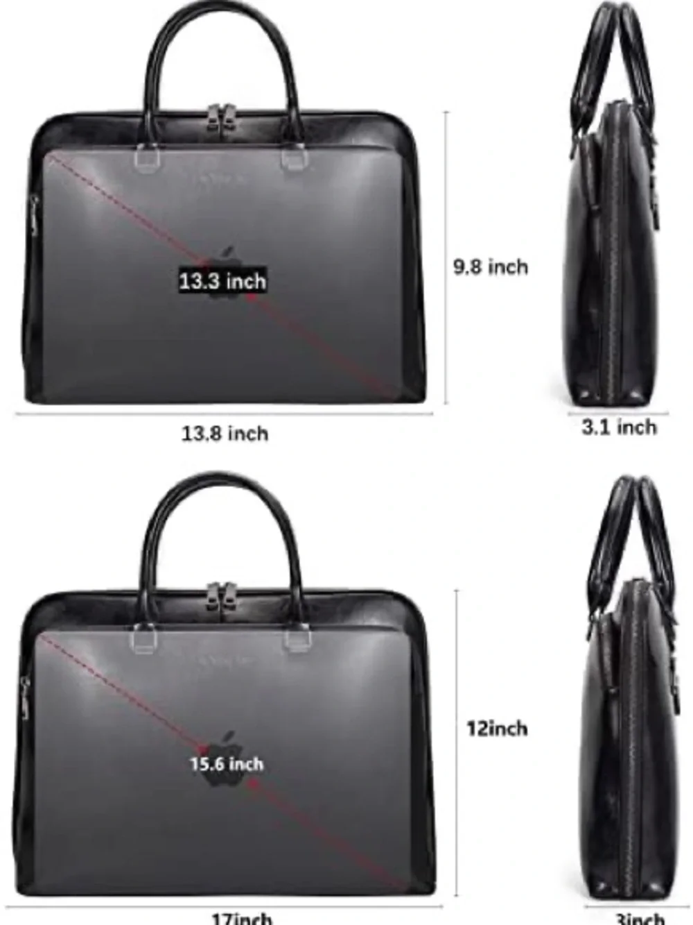 Blofinche Laptop Messenger shoulder bag leather new with tags
